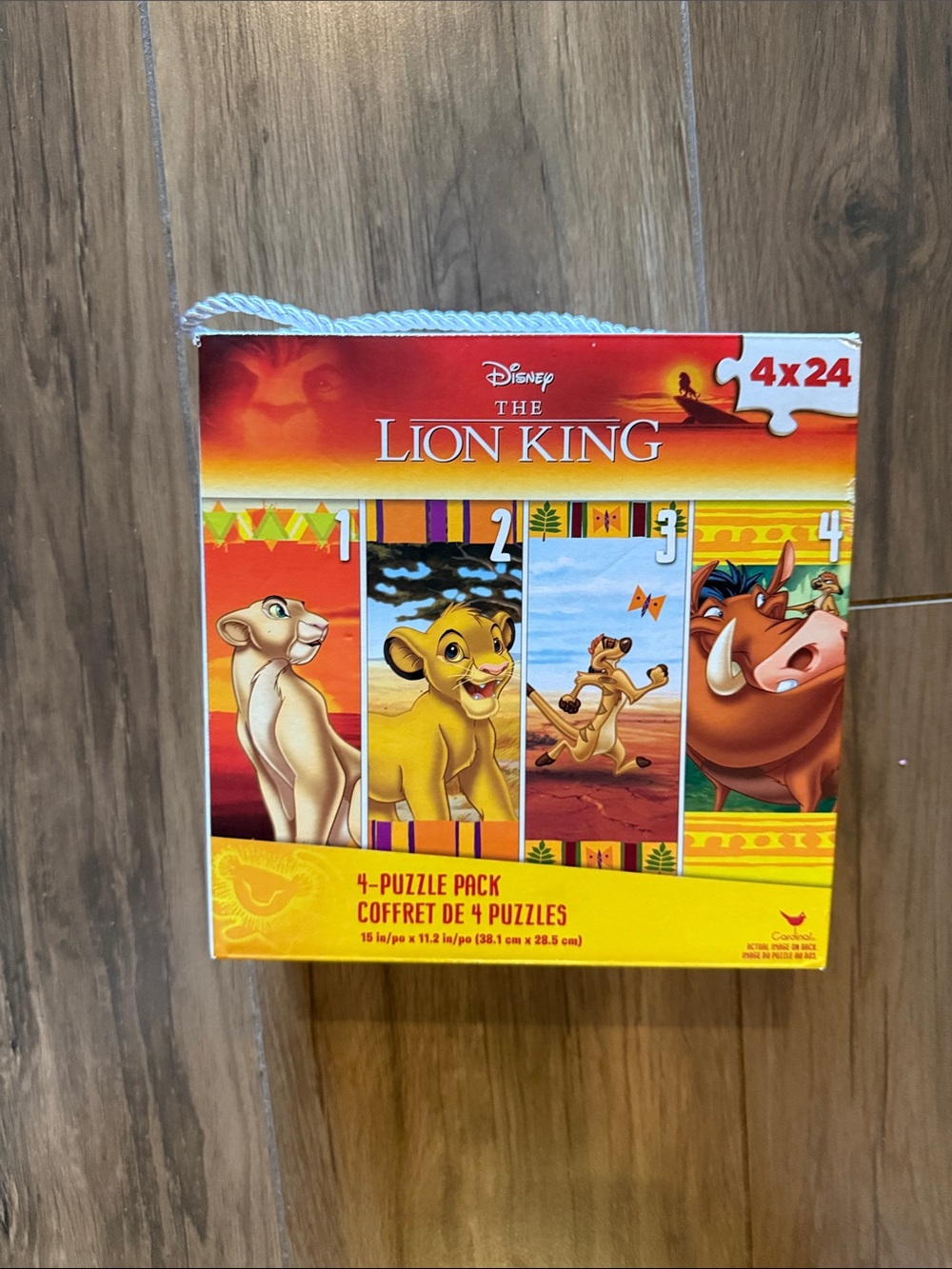 Disney The Lion King Puzzle Pack - Red, Yellow, Orange, Green
